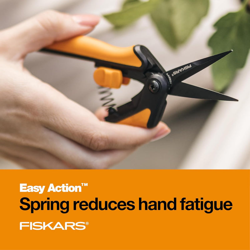 Fiskars Non-Stick Softgrip Micro-Tip Pruning Snip