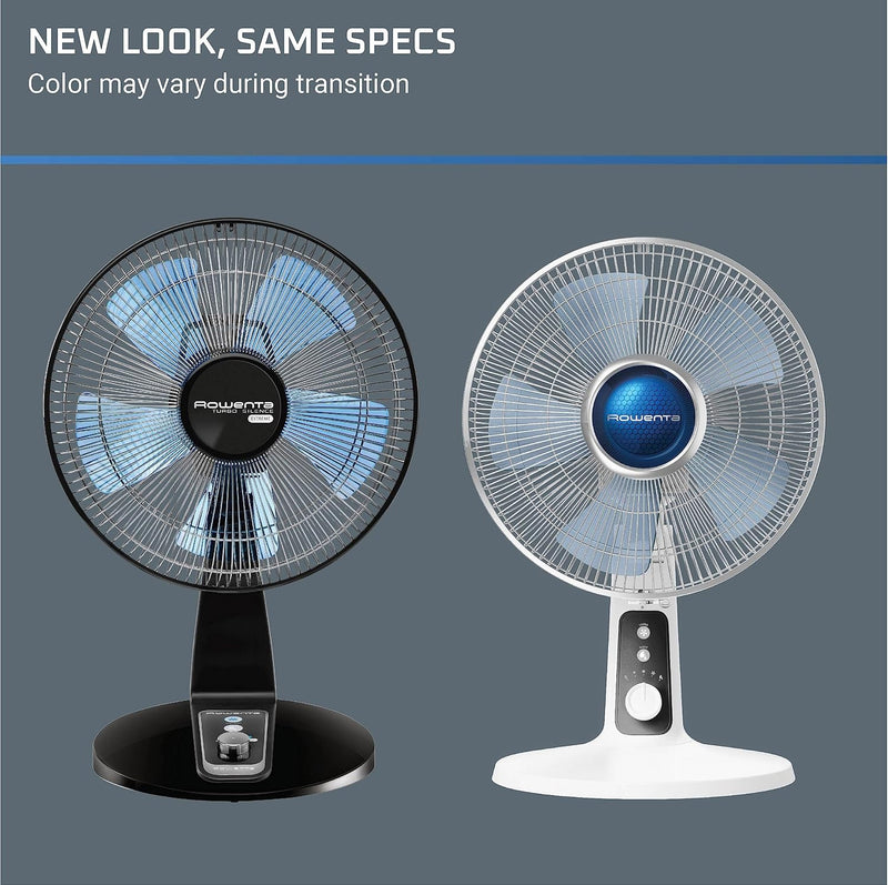 Rowenta Turbo Silence Extreme + Table Fan 12", White