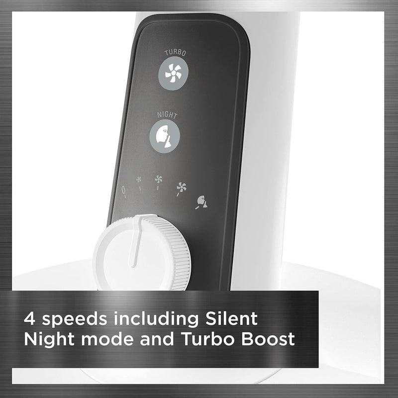 Rowenta Turbo Silence Extreme + Table Fan 12", White
