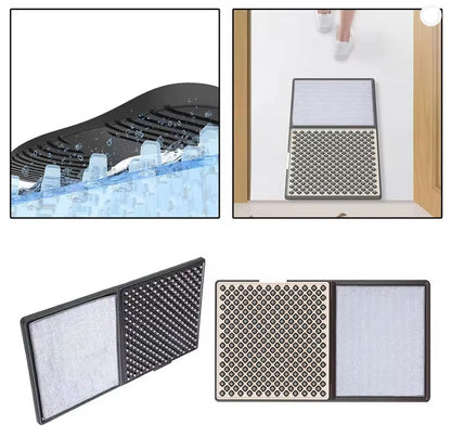 Purilite Select Disinfecting Doormat Shoe Sanitizing Entrance Mat – Non-Slip Absorbent Floor Mat with Dual-Layer Cleaning System for Home, Bathroom, Office and Entryway - PuriLite