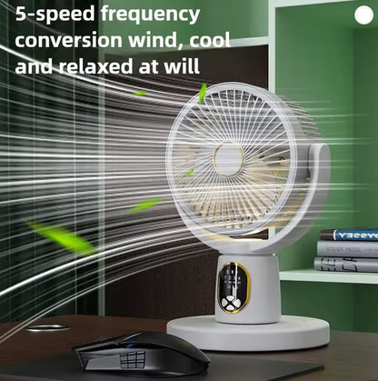 Purilite Select Portable USB Air Circulation Fan with Remote Control – Rechargeable Adjustable Desk and Floor Fan for Office, Home and Travel - PuriLite