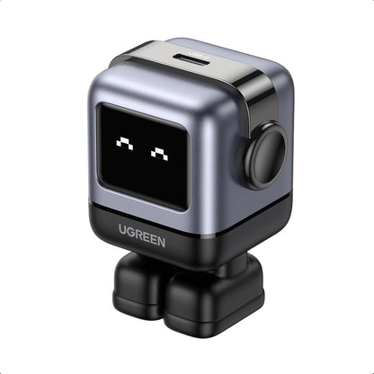 UGREEN Uno 30W USB C Charger, Nexode Robot GaN Fast Charger Block, Compact Wall Charger Power Adapter for iPhone 15 Pro Max/14, Galaxy S24/S23/S22, Pixel 7 Pro/8 Pro, MacBook Air, iPad Pro, Black