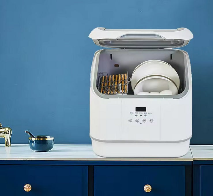 Purilite Select Countertop Mini Dishwasher with High-Temperature Wash and Drying – Fully Automatic Portable Dishwasher for Home Kitchen, Apartments and Small Spaces - PuriLite