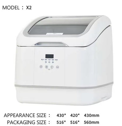 Purilite Select Countertop Mini Dishwasher with High-Temperature Wash and Drying – Fully Automatic Portable Dishwasher for Home Kitchen, Apartments and Small Spaces - PuriLite