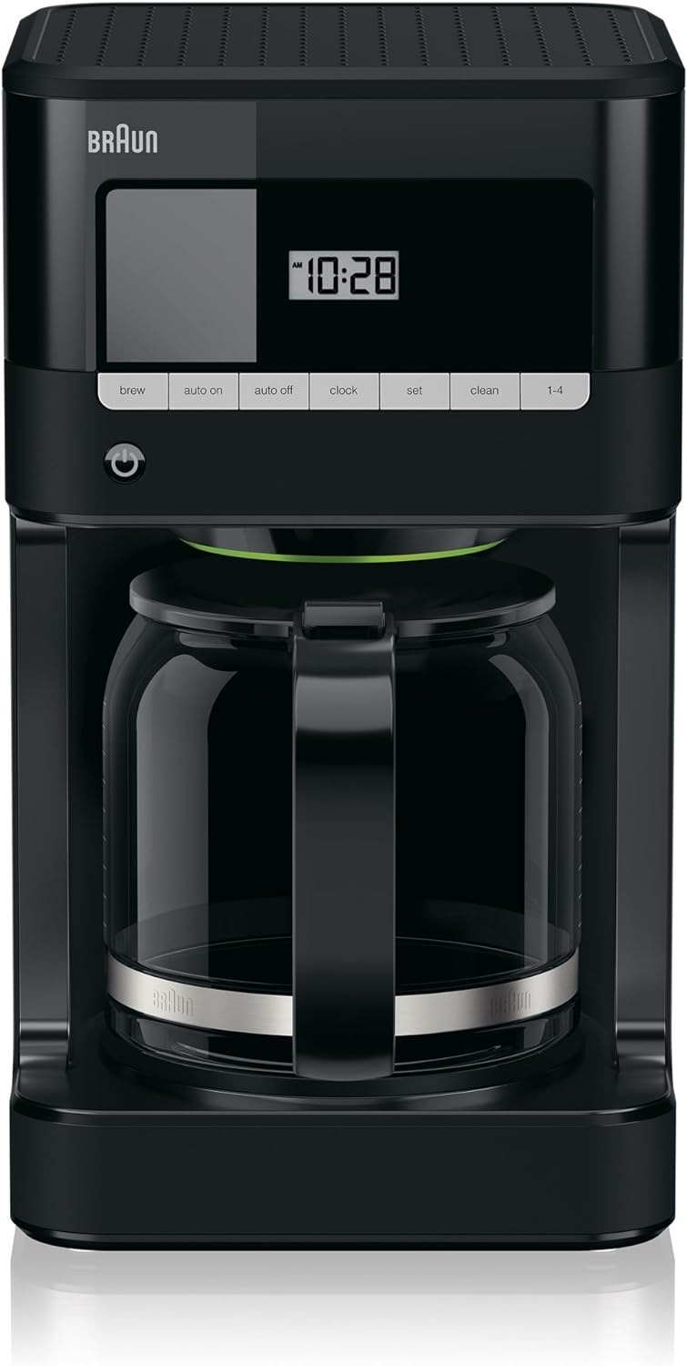 Braun BrewSense Drip Coffee Maker - 12 Cup - KF7000BK, Black