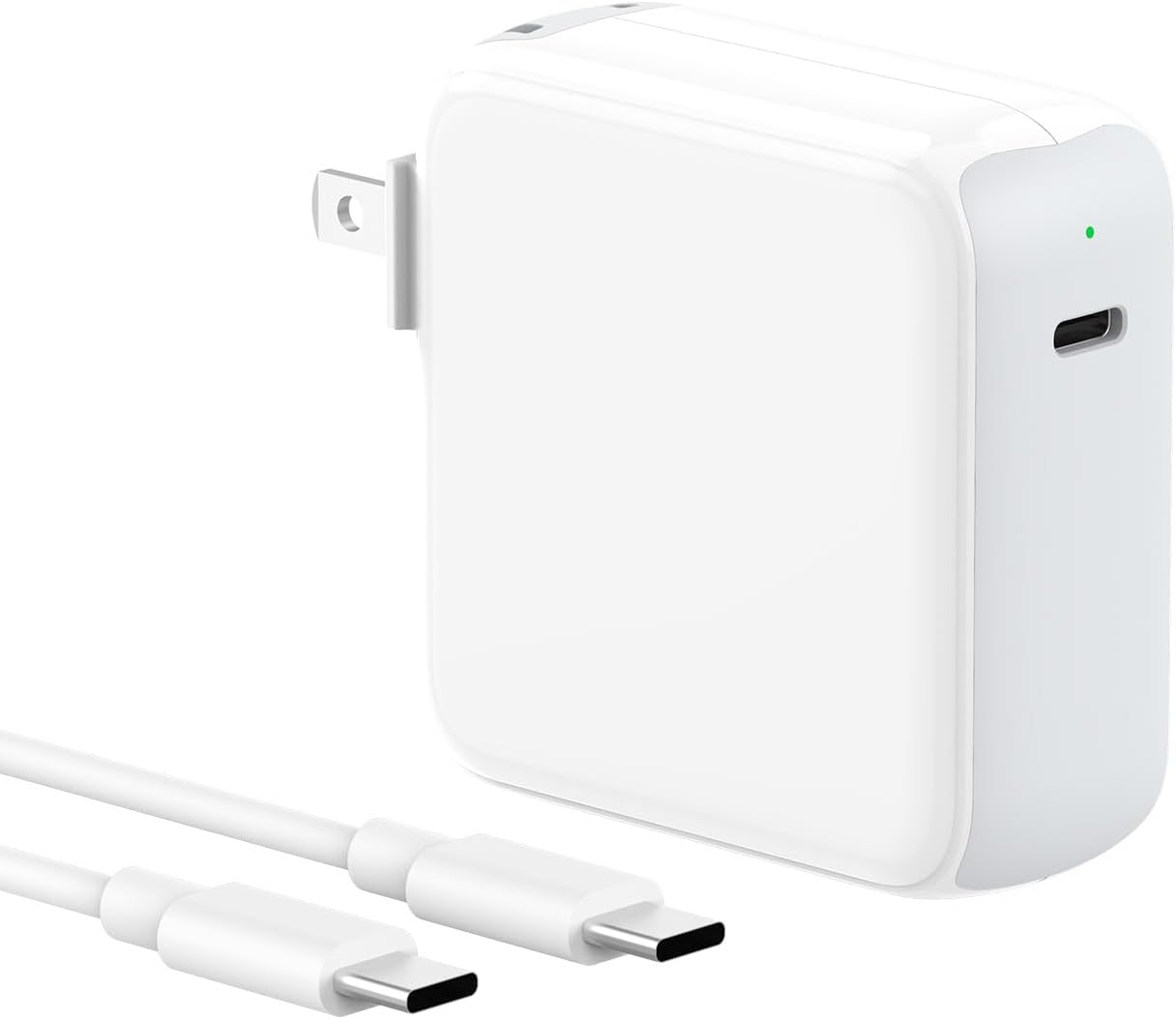70W USB C Charger for MacBook Air MacBook Pro 13 14 15 16 inch 2025 2024 2023 2022 2021 2020 2019 2018, M1 M2 M3 M4 Laptop USB C Power Adapter, 6.6ft USB C to C Cable, Original Quality