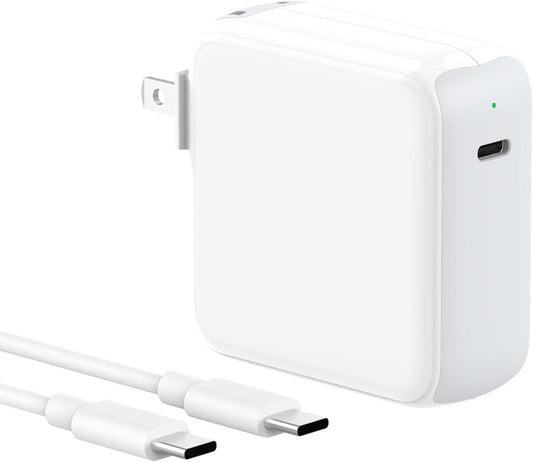 70W USB C Charger for MacBook Air MacBook Pro 13 14 15 16 inch 2025 2024 2023 2022 2021 2020 2019 2018, M1 M2 M3 M4 Laptop USB C Power Adapter, 6.6ft USB C to C Cable, Original Quality