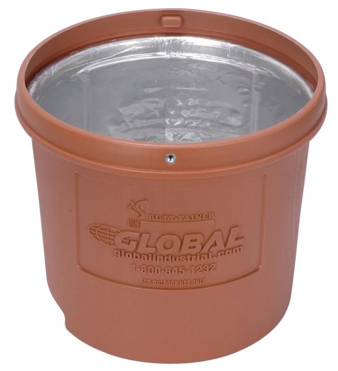 Global Industrial™ Outdoor Ashtray, 5 Gallon, Terracotta