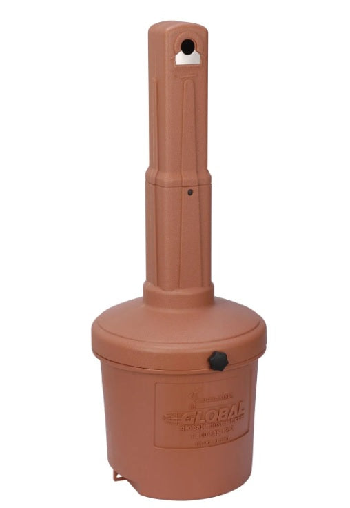 Global Industrial™ Outdoor Ashtray, 5 Gallon, Terracotta