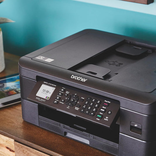 Brother MFC-J1012DW Wireless Colour Inkjet All-in-One Printer with Mobile Device and Duplex Printing, for Home Office and Personal Use, Refresh Subscription Ready - PuriLite