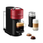 Nespresso Vertuo Next Coffee and Espresso Machine by Breville with Aeroccino, Cherry Red