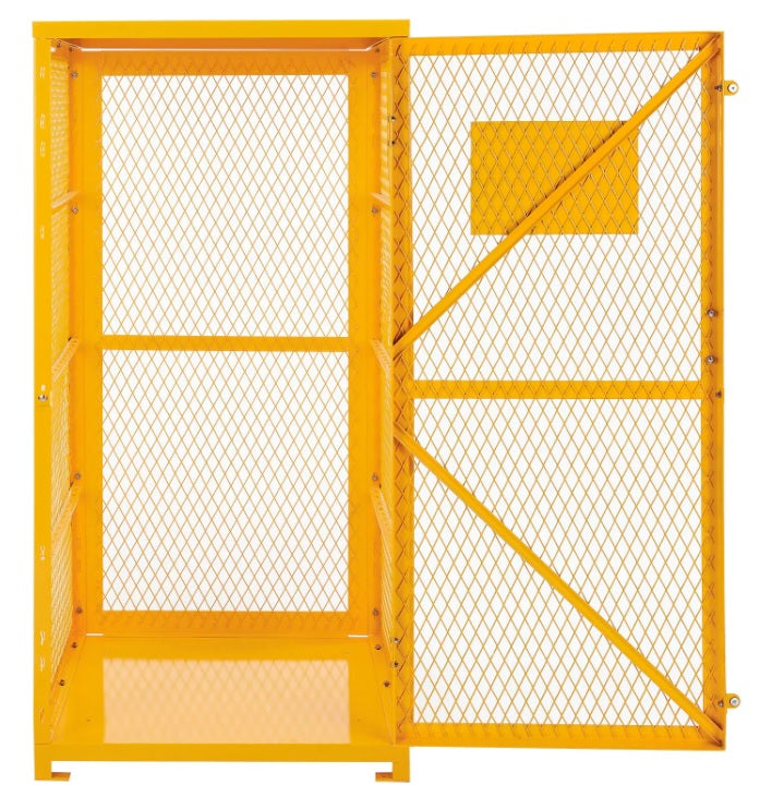 Global Industrial™ Cylinder Storage Cabinet With Manual Close Single Door, 9 Cylinder Cap.