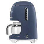 Smeg 50’s Style 10 Cup Programmable Coffee Maker Machine, Navy