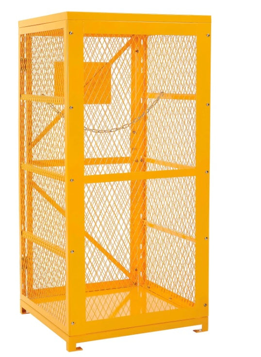 Global Industrial™ Cylinder Storage Cabinet With Manual Close Single Door, 9 Cylinder Cap.