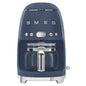 Smeg 50’s Style 10 Cup Programmable Coffee Maker Machine, Navy