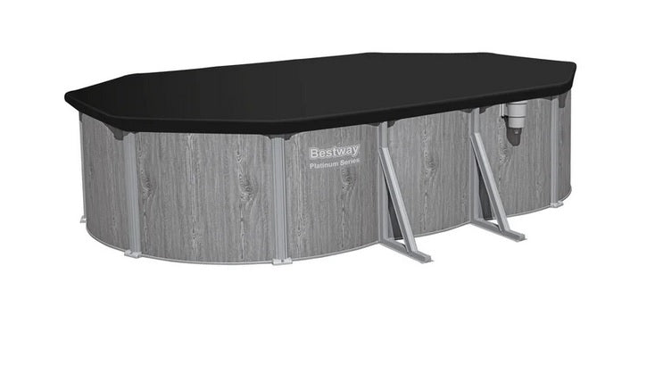 Bestway Power Steel Oval Above-ground Pool - 5.50 m (18 ft) - PuriLite