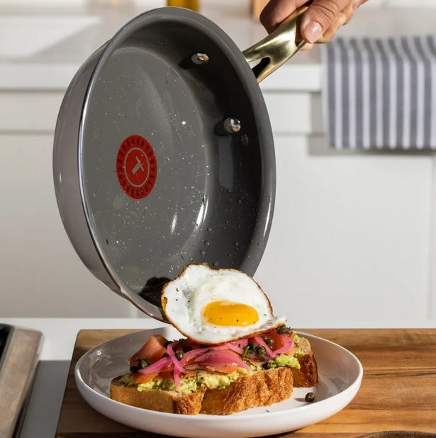 T-fal Preserve Ceramic Cookware Set 13-Piece – Nonstick Pots and Pans Set with Lids, Oven Safe, Eco-Friendly Aluminum Kitchen Cookware - PuriLite