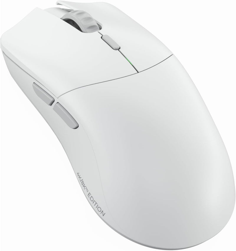 Glorious Gaming Model O 2 PRO 4K/8K White Wireless Gaming Mouse - 2.4GHz Wireless 1ms delay, 4K/8K Polling, 100M clicks, 59g Ultralight, Long Battery Life, 26K DPI BAMF 2.0 Sensor, 6 Buttons