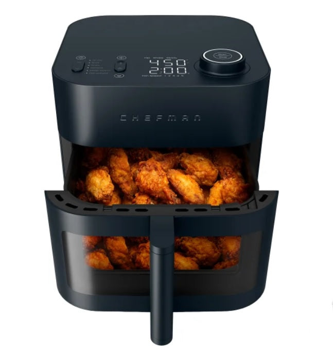 Chefman Crispinator High-powered 7.5 L (8 qt.) Air Fryer - PuriLite