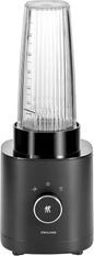 Personal Blender for Smoothies and Shakes, High-Performance Cross Blade Blender with 20 oz BPA-Free Travel Cup, Compact Single-Serve Blender, Black - PuriLite