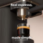 Philips Baristina Espresso Machine - Real espresso, made simple. Compact coffee machine, natural black with black portafilter, 16 bar pump pressure, automatic grinder, Cafe Crema (BAR300/60)