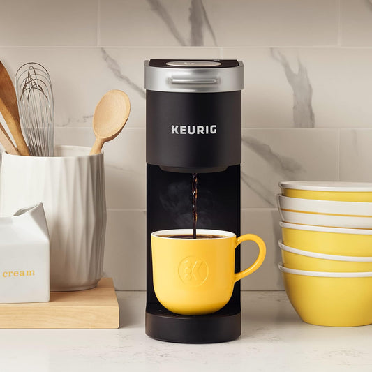 Keurig K-Mini Single Serve K-Cup Pod Coffee Maker, Made From At Least 20% Recycled Plastic, Matte Black - PuriLite
