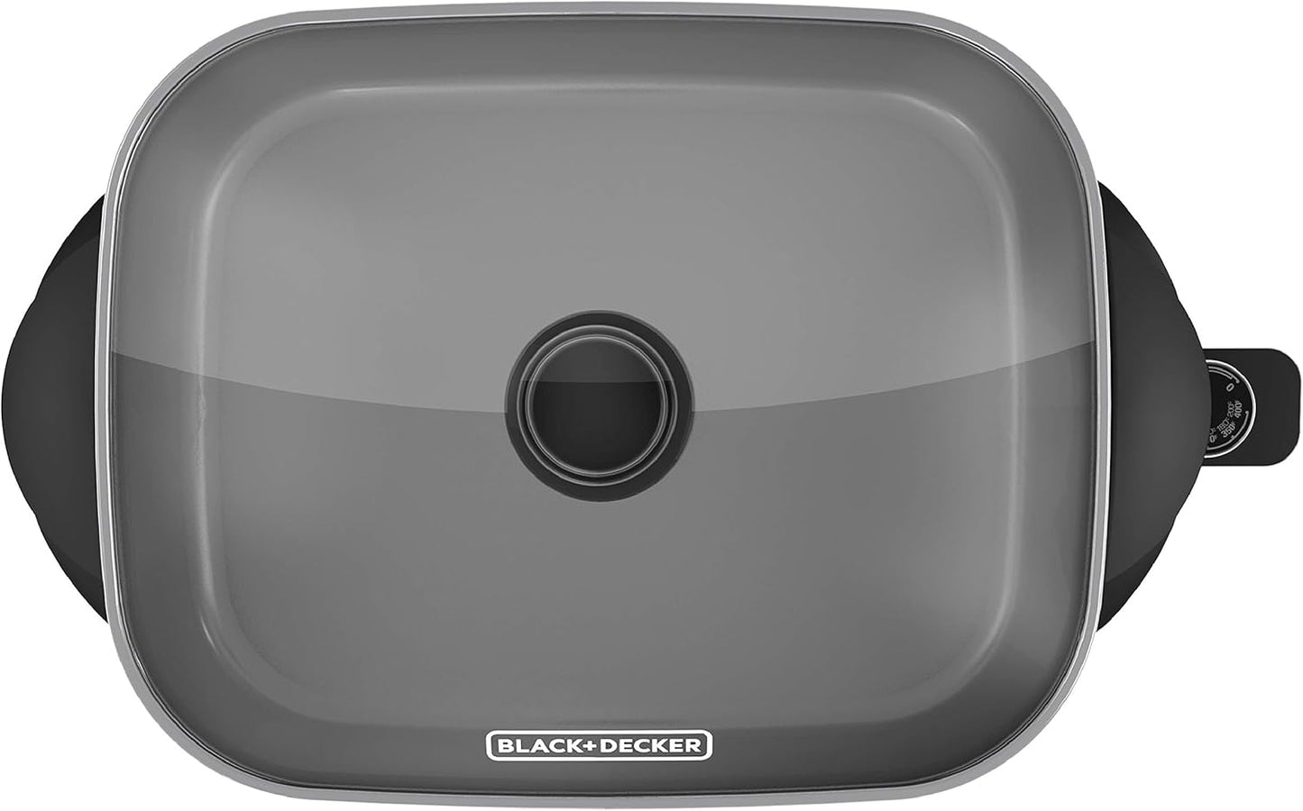 BLACK+DECKER Electric Skillet 12”x15” Deep Dish Nonstick Cooking Pan with Temperature Control SK1215BC - PuriLite