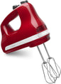 KitchenAid KHM512ER 5-Speed Hand Mixer, Empire Red