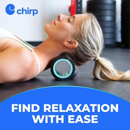 Chirp Wheel XR Neck & Headache Relief Roller – 4” Deep Tissue Pressure Wheel for Neck Pain, Headaches, Spine Decompression & Suboccipital Release - PuriLite