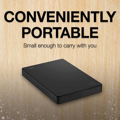 Seagate 2TB Portable External Hard Drive USB 3.0 HDD for PC, Mac, PlayStation & Xbox with 1-Year Rescue Service (STGX2000400) - PuriLite