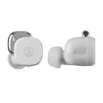 Audio-Technica ATH-SQ1TWWH Earbuds, White