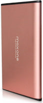 500GB External Hard Drive Portable - Maxone Ultra Slim 2.5'' External HDD USB 3.0 Compatible with PC, Laptop, Rose Pink