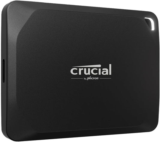 Crucial X10 Pro 1TB Portable SSD - Up to 2100MB/s Read, 2000MB/s Write -Water and dust Resistant, PC and Mac, with Mylio Photos+ Offer - USB 3.2 External Solid State Drive - CT1000X10PROSSD902