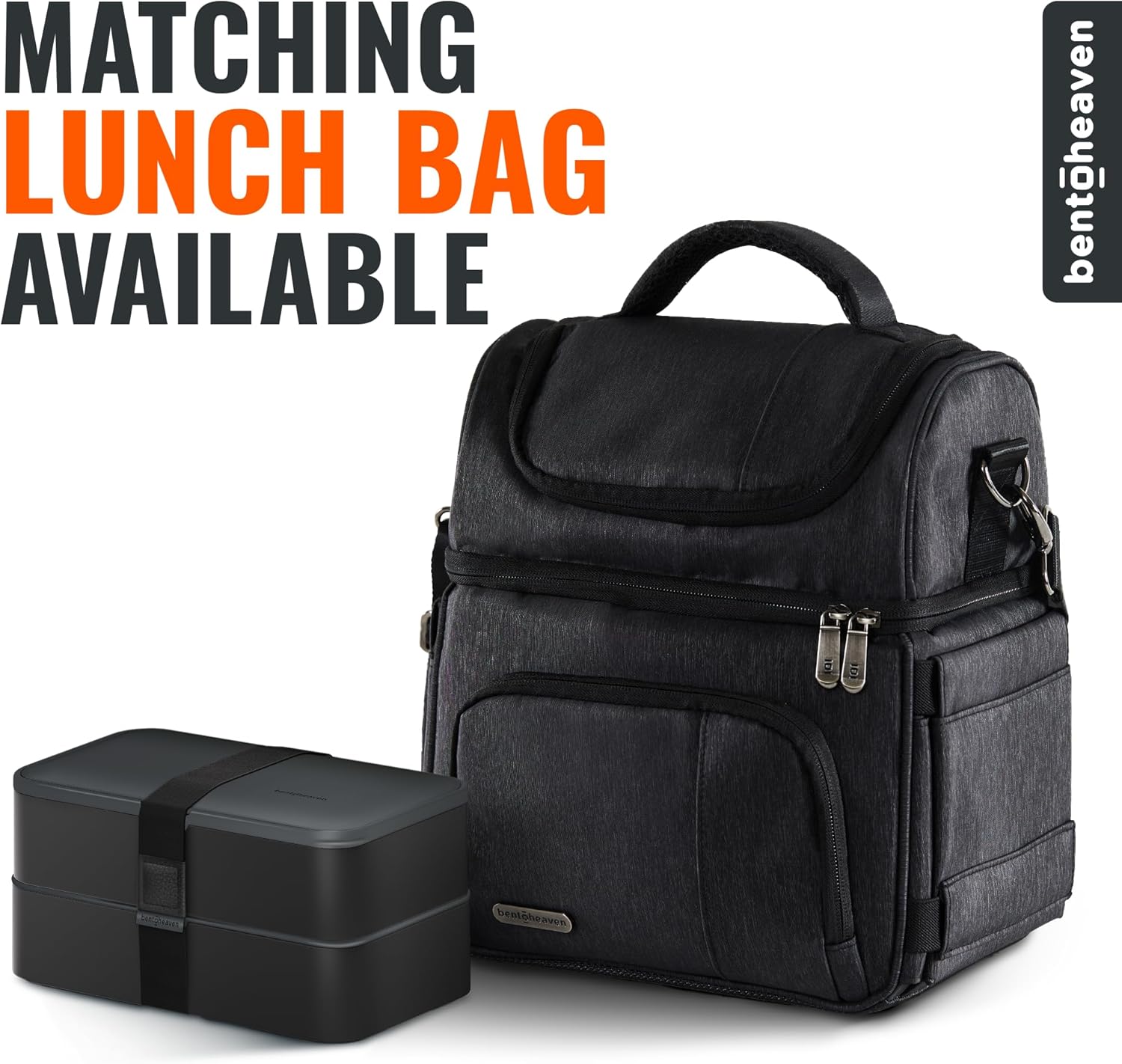 Bentoheaven Premium Bento Box Adult Lunch Box 40oz with 2 Compartments, Leakproof Microwave Safe Meal Prep Container with Cutlery & Chopsticks, BPA-Free Reusable Food Storage (Outer Space) - PuriLite