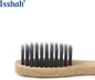 Isshah Biodegradable Eco-Friendly Natural Bamboo Charcoal Toothbrushes, FSC Certified and PETA Approved - 12 Count