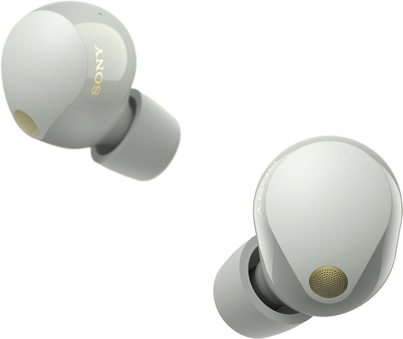 Sony WF-1000XM5 The Best Truly Wireless Bluetooth Noise Cancelling Earbuds Headphones with Alexa Built in, Platinum silver