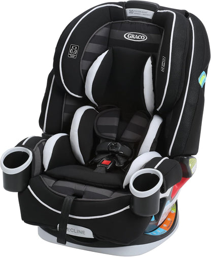 Graco 4Ever All-in-One Convertible Car Seat, 4-in-1 Baby to Big Kid Car Seat from 1.8-54 kg (4-120 lb), ProtectPlus Engineered, Rockweave