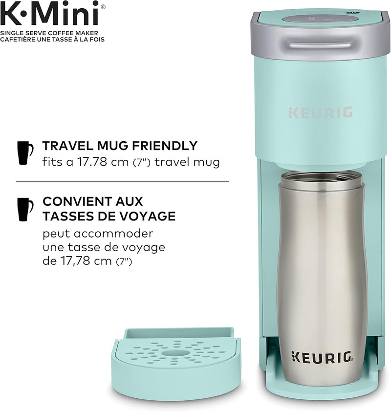 Keurig K-Mini Single Serve K-Cup Pod Coffee Maker, Featuring An Ultra-sleek Design, Oasis