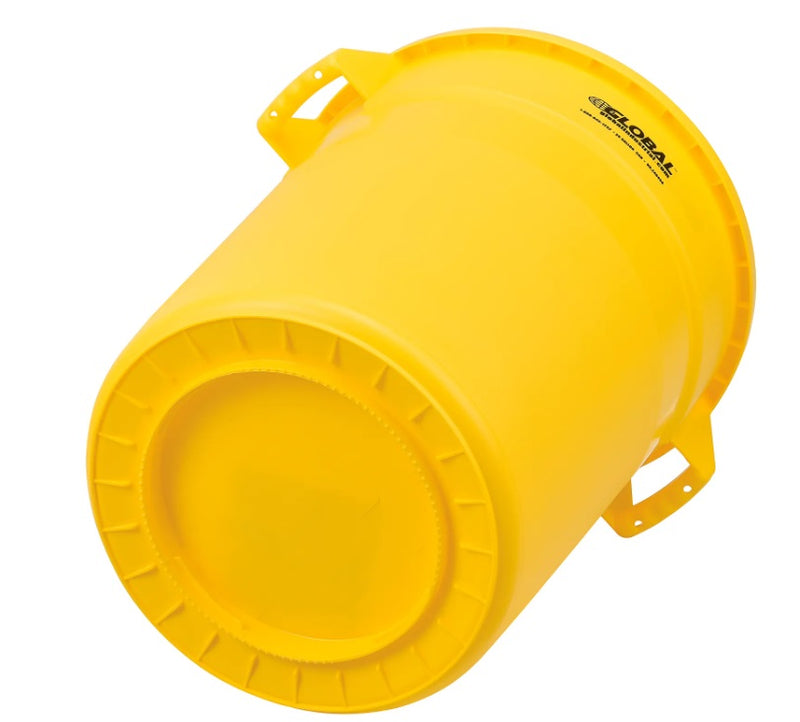 Global Industrial™ Plastic Trash Can - 20 Gallon Yellow