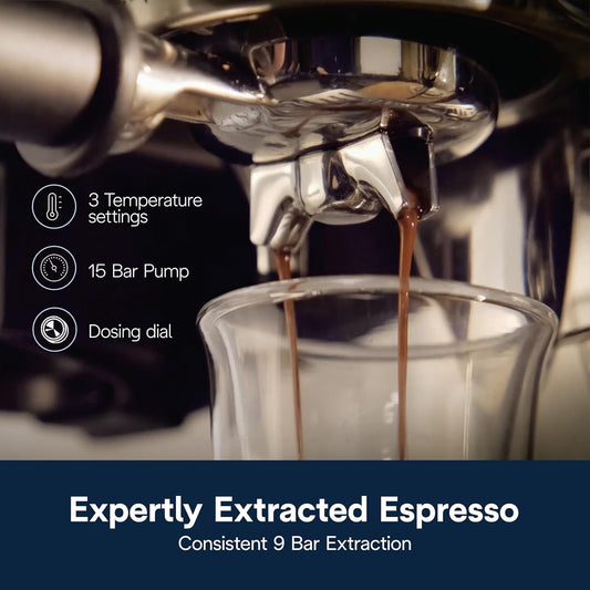 De'Longhi La Specialista Arte Evo Espresso Machine with Cold Brew, Manual Milk Frother, Barista Kit for Latte, Cappuccino, Built-in Grinder, EC9255M - PuriLite