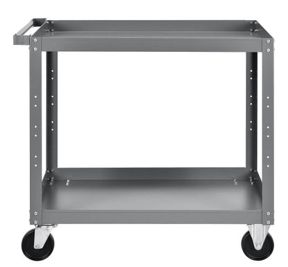 Global Industrial™ Steel Stock Cart w/2 Shelves, 500 lb. Capacity, 36"L x 24"W x 36"H