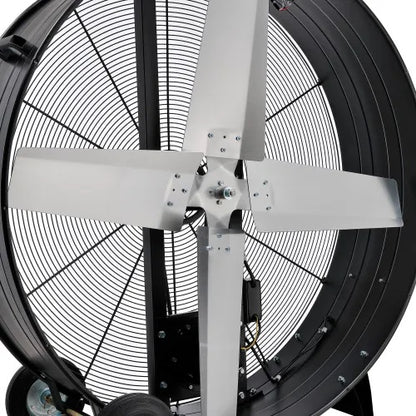Global Industrial™ 48" Portable Drum Blower Fan, 19500 CFM, 1-1/2 HP, 1 Phase