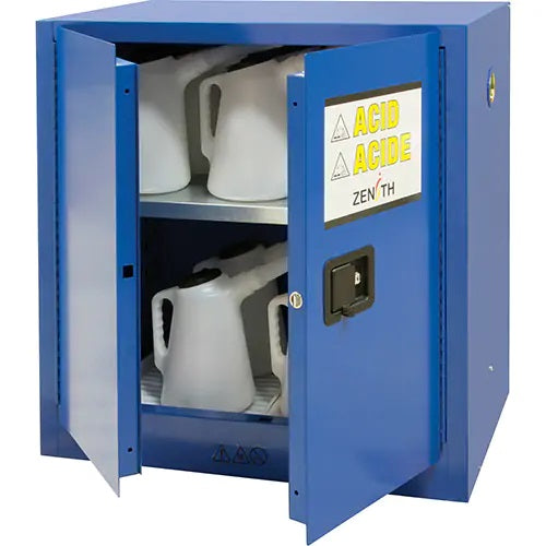 Corrosive Liquids Cabinet, 22 gal., 35" x 35" x 22"