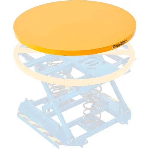 Solid Steel Top for Global Industrial™ Spring-Actuated Pallet Carousel 988295 - PuriLite