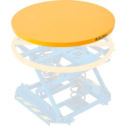 Solid Steel Top for Global Industrial™ Spring-Actuated Pallet Carousel 988295 - PuriLite