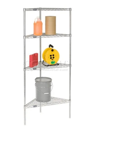 Nexel® ST24C Chrome Triangle Wire Shelf 24" - PuriLite