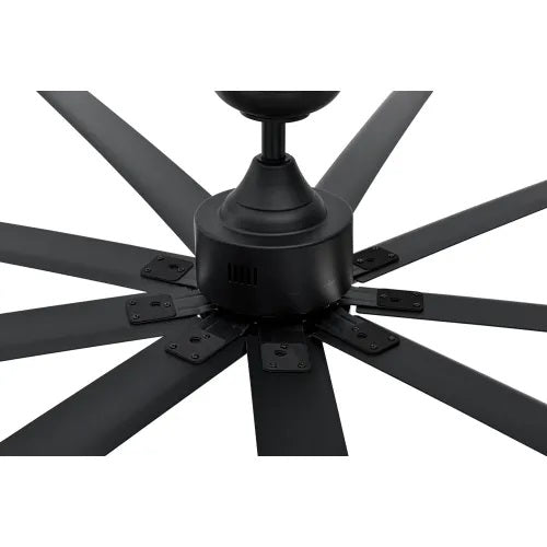 Global Industrial™ 96" Industrial Ceiling Fan, DC Motor, 6 Speed, 10500 CFM, Black