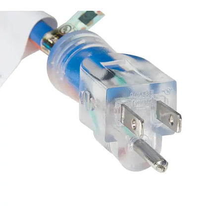 TPE-Rubber Extension Cord with Light Indicator, All-Weather, SJEOW, 14/3 AWG, 15 A, 3 Outlet(s), 50'