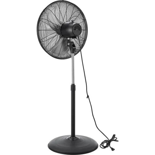 Global Industrial™ 18" Industrial Pedestal Oscillating Fan, 4,550 CFM, 1/6 HP