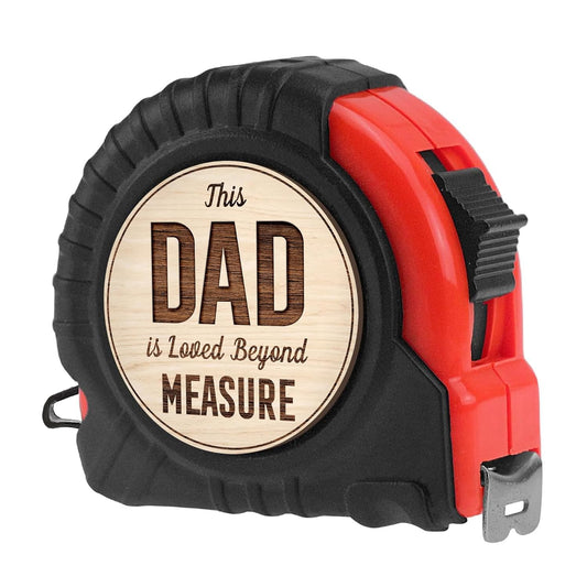 Father's Day Gifts for Dad, Personalized Engraved Tape Measure, Christmas Birthday Fathers Day Gift Ideas from Daughter Son, Woodworking Carpenter Tool Gifts for Men Step Dad